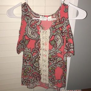 Cold Shoulder Blouse